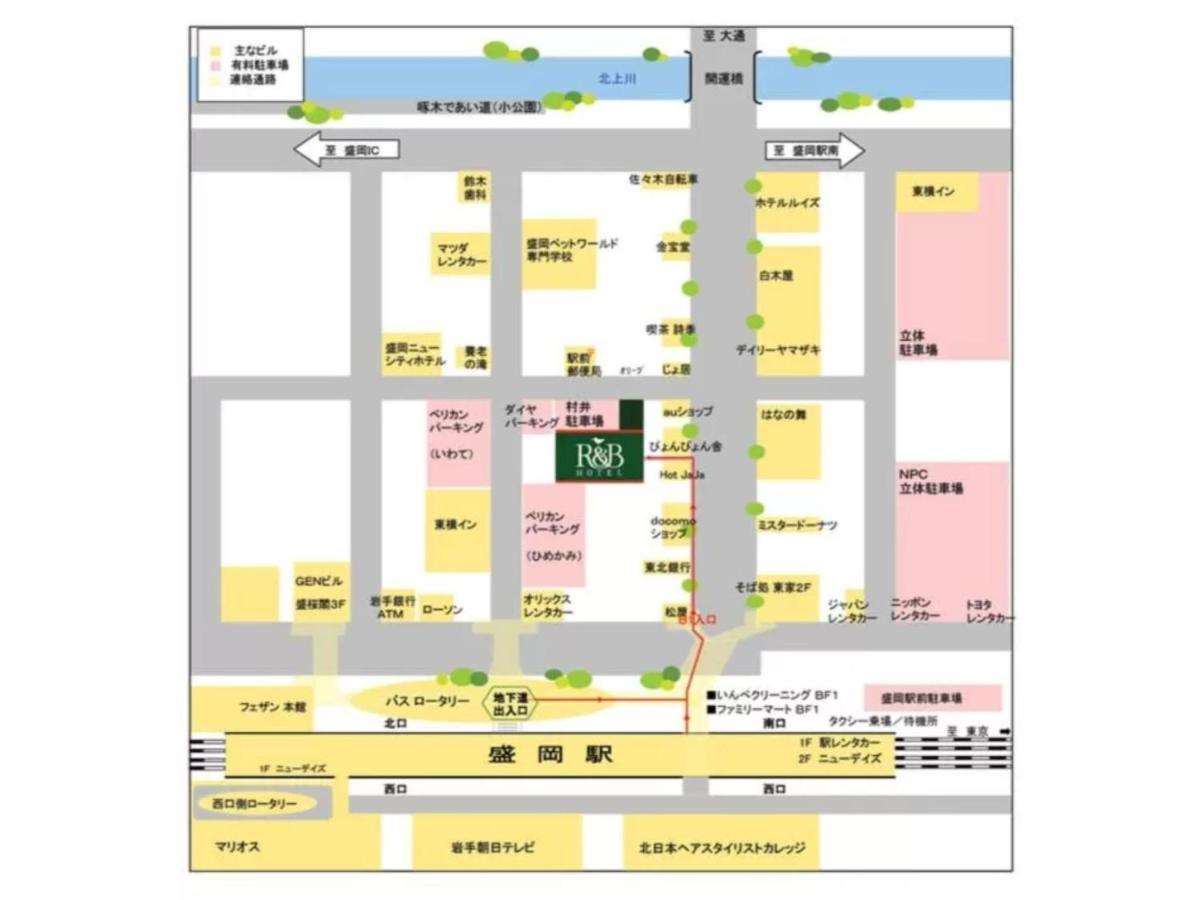 R&B Hotel Morioka Ekimae - Vacation Stay 38792V Luaran gambar
